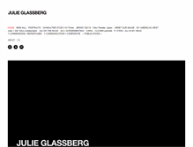 Tablet Screenshot of julieglassberg.com